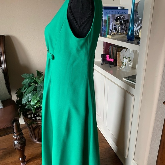 Vintage Handmade Green Maxi Dress - Picture 3 of 11